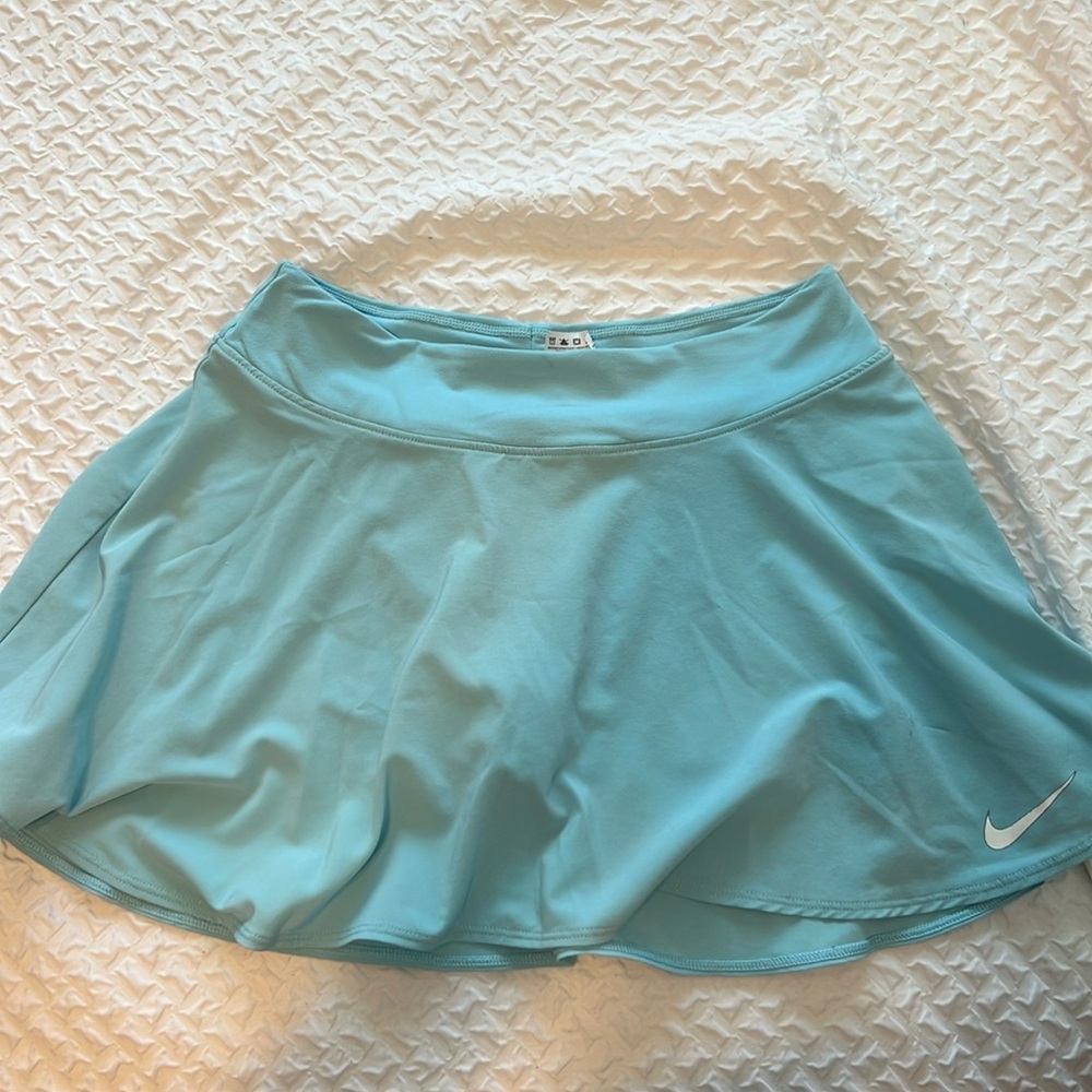 Blue Nike tennis skirt
